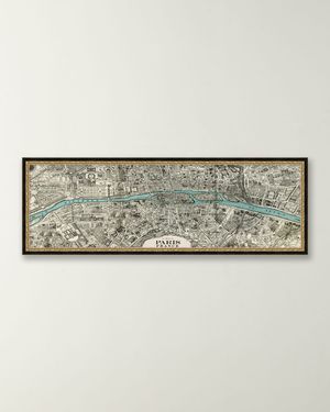 River Map Paris