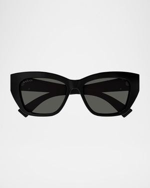 Cat-Eye Acetate Sunglasses
