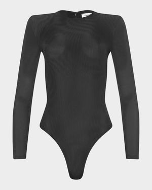 Trista Stretch Mesh Bodysuit