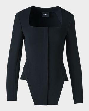 Desiree Double-Face Trapezoid Jacket
