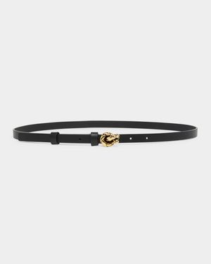 Knot Intreccio Leather Belt