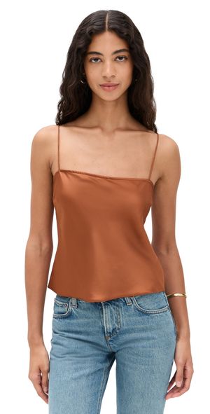 Good American Satin Camisole Copper004 XS