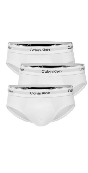 Calvin Klein Underwear Icon Cotton Stretch 3-Pack Briefs White XL