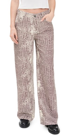 Ragged Priest Bite Jeans Croc Print 26