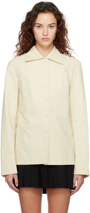 LOW CLASSIC Beige Pocket Jacket