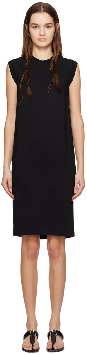 TOTEME Black Pocket Midi Dress