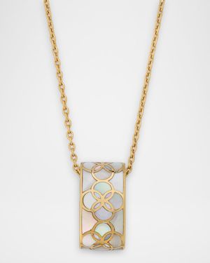 Petal Mother of Pearl Pendant Necklace