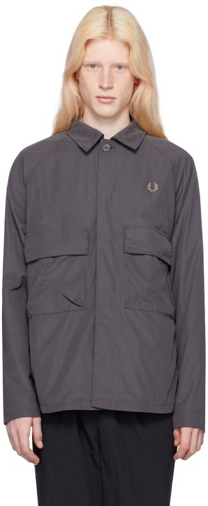 Fred Perry Gray Utility Jacket