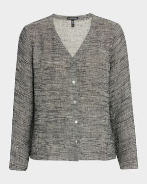 Gauzy Organic Linen-Blend Shirt