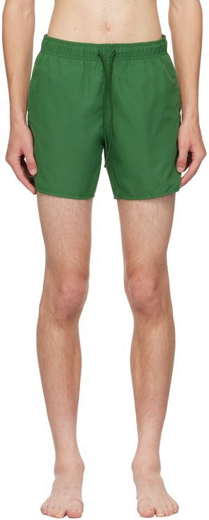 Lacoste Green Quick-Dry Swim Shorts