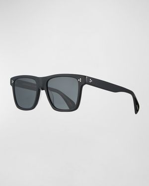 Men's Casian Acetate Rectangle Sunglasses