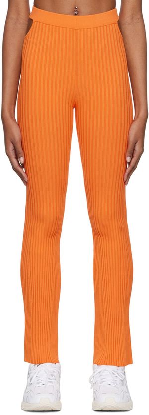 Live the Process Orange Rib Leggings