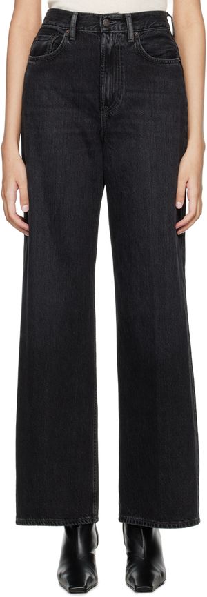 Acne Studios Black Relaxed-Fit Jeans