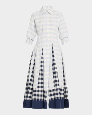 Jazz Pintuck Midi Dress