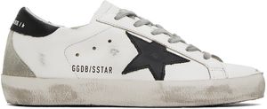 Golden Goose SSENSE Exclusive White Super-Star Sneakers