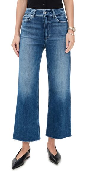 PAIGE Anessa Jeans With Raw Hem Westminster Distressed 26