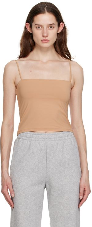 Filippa K Beige Spaghetti Strap Tank Top