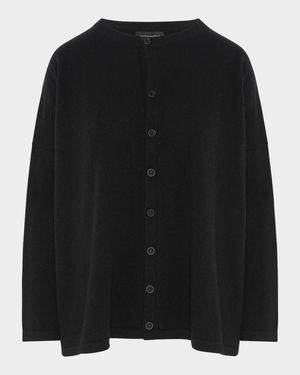 Slim-Sleeve Cashmere Cardigan