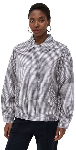 Lioness Kenny Bomber Jacket Cream Check XXS