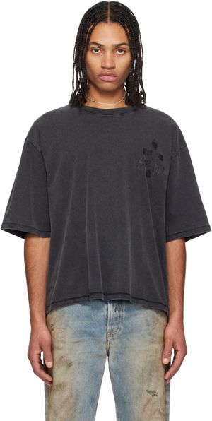Stolen Girlfriends Club T-shirt noir à croix gothique