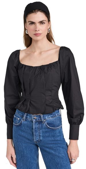 Lioness Almost Famous Long Sleeve Top Porcelain XXS