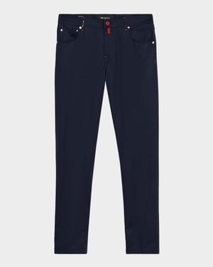 Men's Wool Five-Pocket Trousers