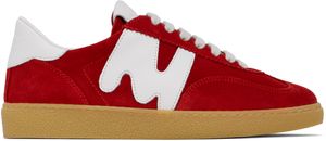 MSGM Red Retro Sneakers