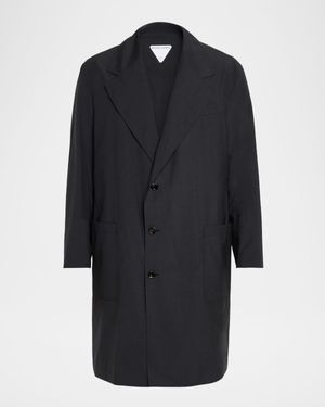 Men's Superfine Wool Overcoat