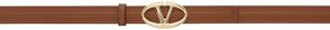 Valentino Garavani Brown 'The Bold Edition' VLogo Belt