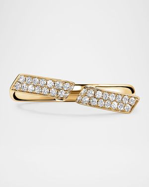 Inside/Out 18K Yellow Gold Diamond Flip Open Ring