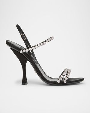Formale Embellished Satin Sandals