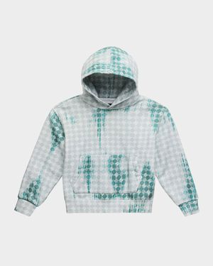 Boy's 4M Embossed Hoodie, Size 4-12