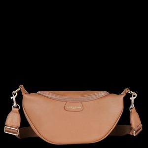 Lancaster Paris - Sac banane en cuir grainé - Taille Unique - Marron