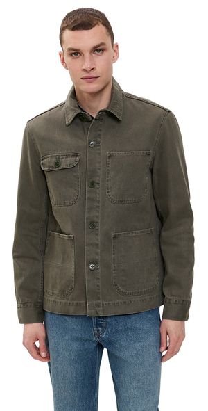 Alex Mill Garment Dyed Work Jacket Thyme XL