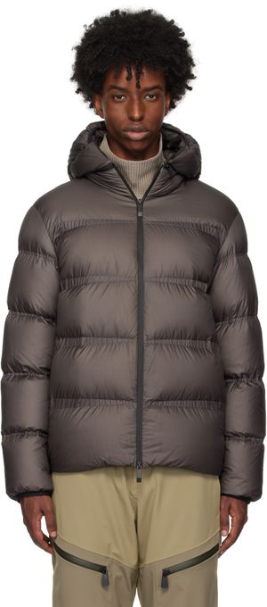 Moncler Brown Masac Down Jacket