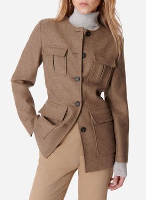 Vanessa Bruno - Veste droite boutonnée - Taille 44 - Marron