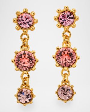 Crystal Prong Drop Earrings