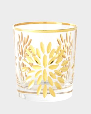 Exploded Petals Double Old-Fashioneds, Set of 4