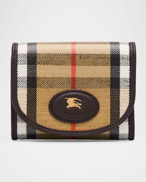 Highlands Check Compact Trifold Wallet