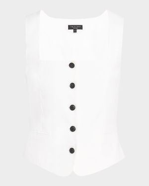 Mariana Linen Vest
