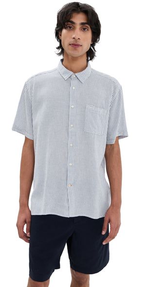 Barbour Deerpark Summer Fit Shirt Navy M