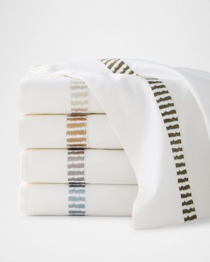 Savona Embroidered Pillowcase Pair, Standard