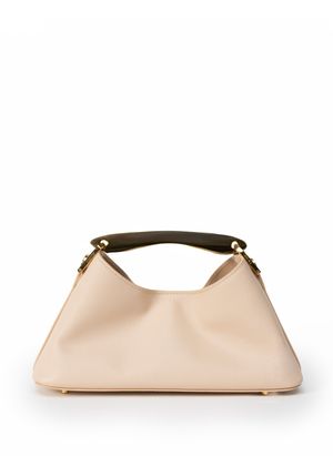 Elleme - Sac à main boomerang mini - Taille Unique - Beige