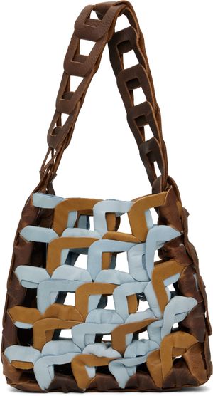 SC103 Sac Links brun et bleu
