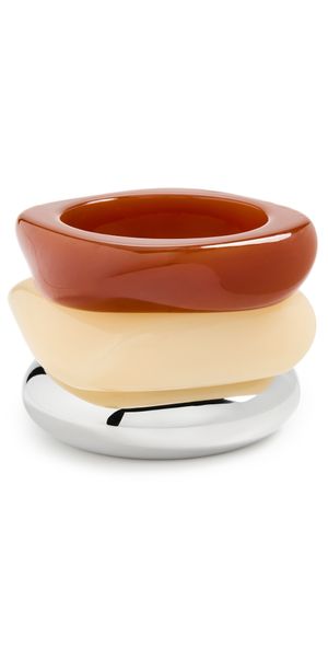 SHASHI Grotte Bangle Bracelet Set Multi One Size