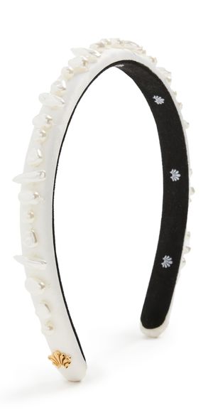 Lele Sadoughi Gigi Pearl Treasure Headband Ivory One Size