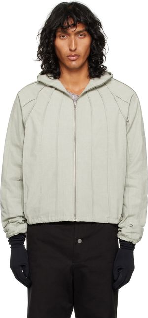 Tondolo Taupe Hooded Jacket