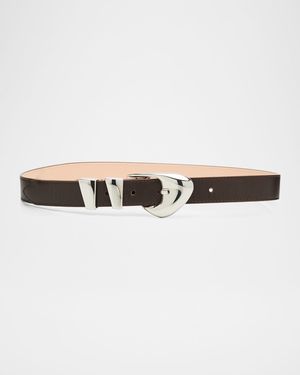 Moore Tabac Nappa Leather Belt