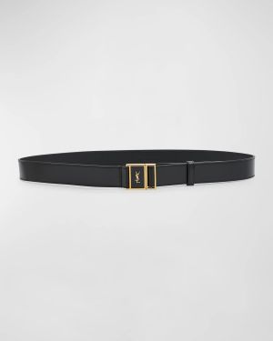 Cassandre YSL Buckled Leather Belt