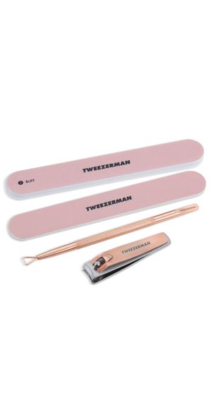 Tweezerman Rose Gold Manicure Set Rose Gold One Size